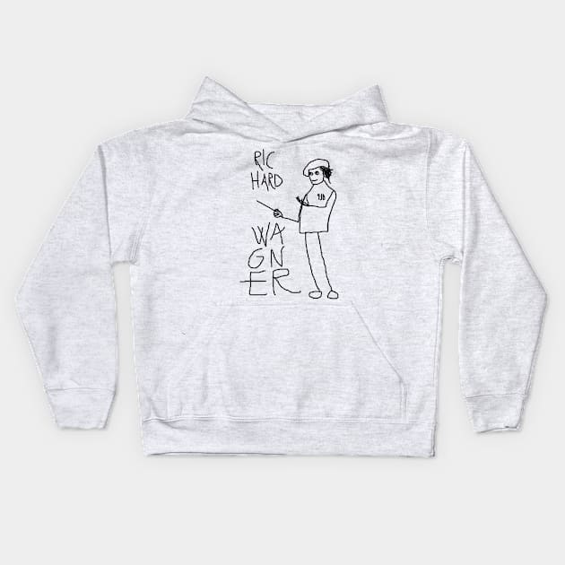 Richard Wagner Kids Hoodie by JD by BN18 